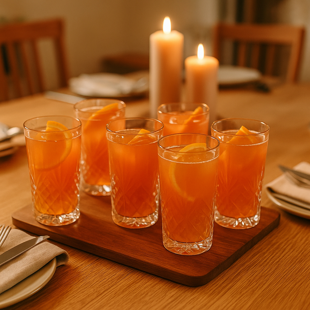 Longdrinkglas Set 6er – hochwertige Markenqualität, 6x elegante Longdrink Gläser im Kristall Design, ca. 300 ml, perfekt für Cocktails, Gin Tonic & Softdrinks