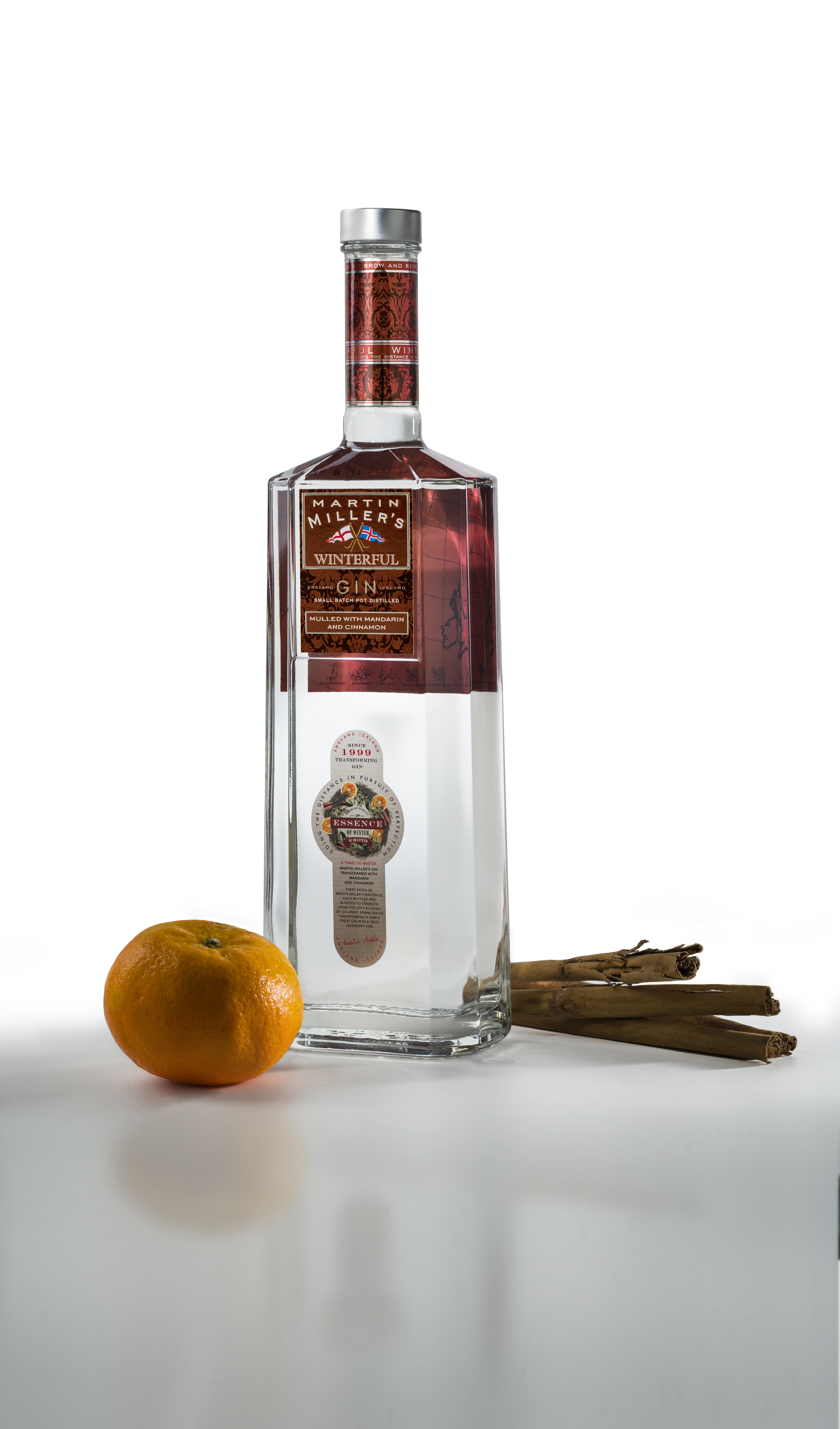 Martin Miller Winterful Gin 0.7L (40% Vol) England Iceland Gin special Edition- [Enthält Sulfite]