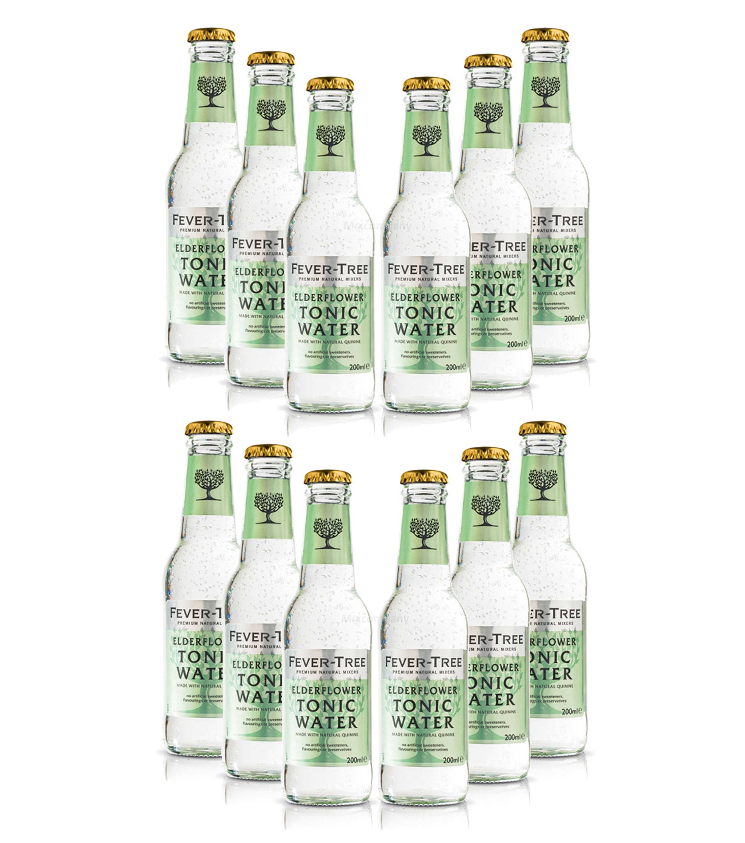 Fever Tree Elderflower Tonic Water Set - 12x 200ml inkl. Pfand MEHRWEG