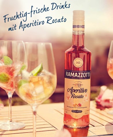 (15% Rosato | Vol) Sulfite] 12405 Orangenblüten- und [Enthält Aperitivo 0,7L Ramazzotti Aromen Hibiskus von