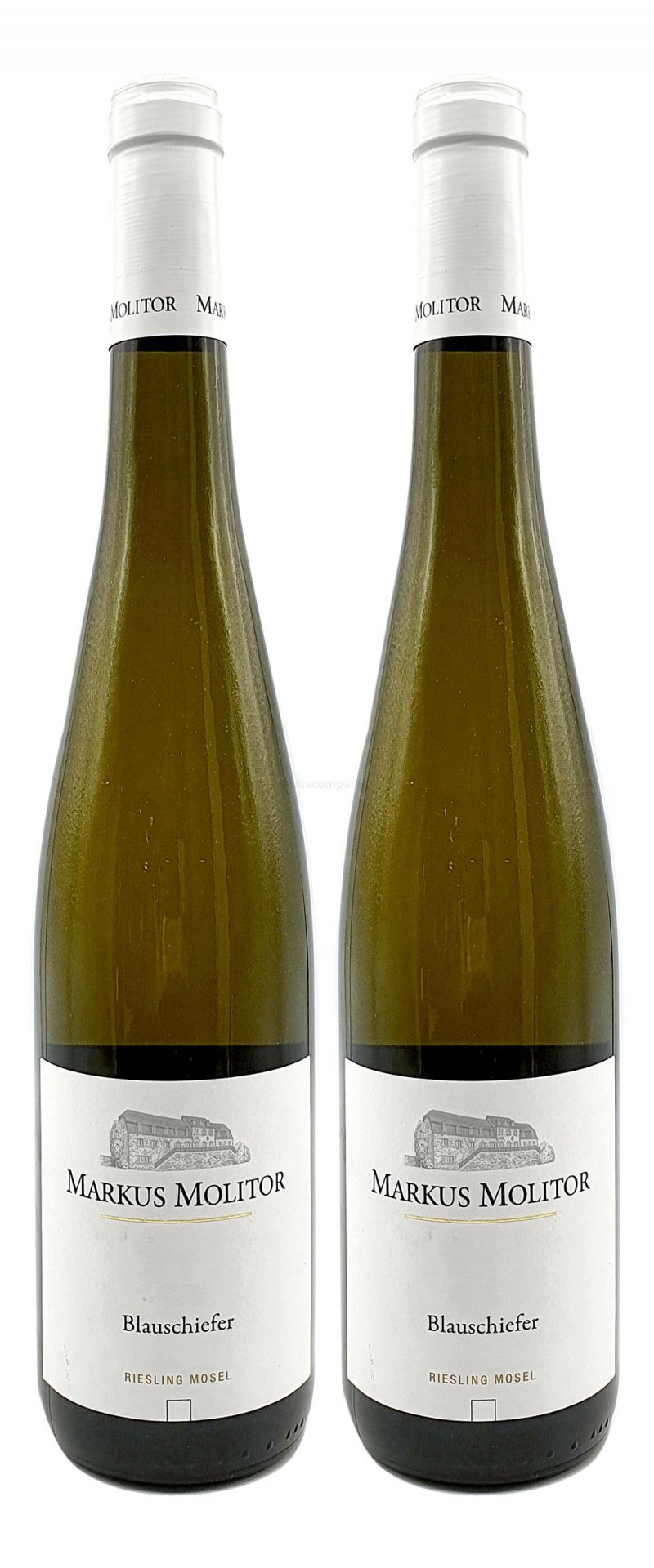 Markus Molitor - 2er Set Blauschiefer Riesling Mosel - Deutscher Qualitätswein 0,75L (11,5% Vol) -[Enthält Sulfite]