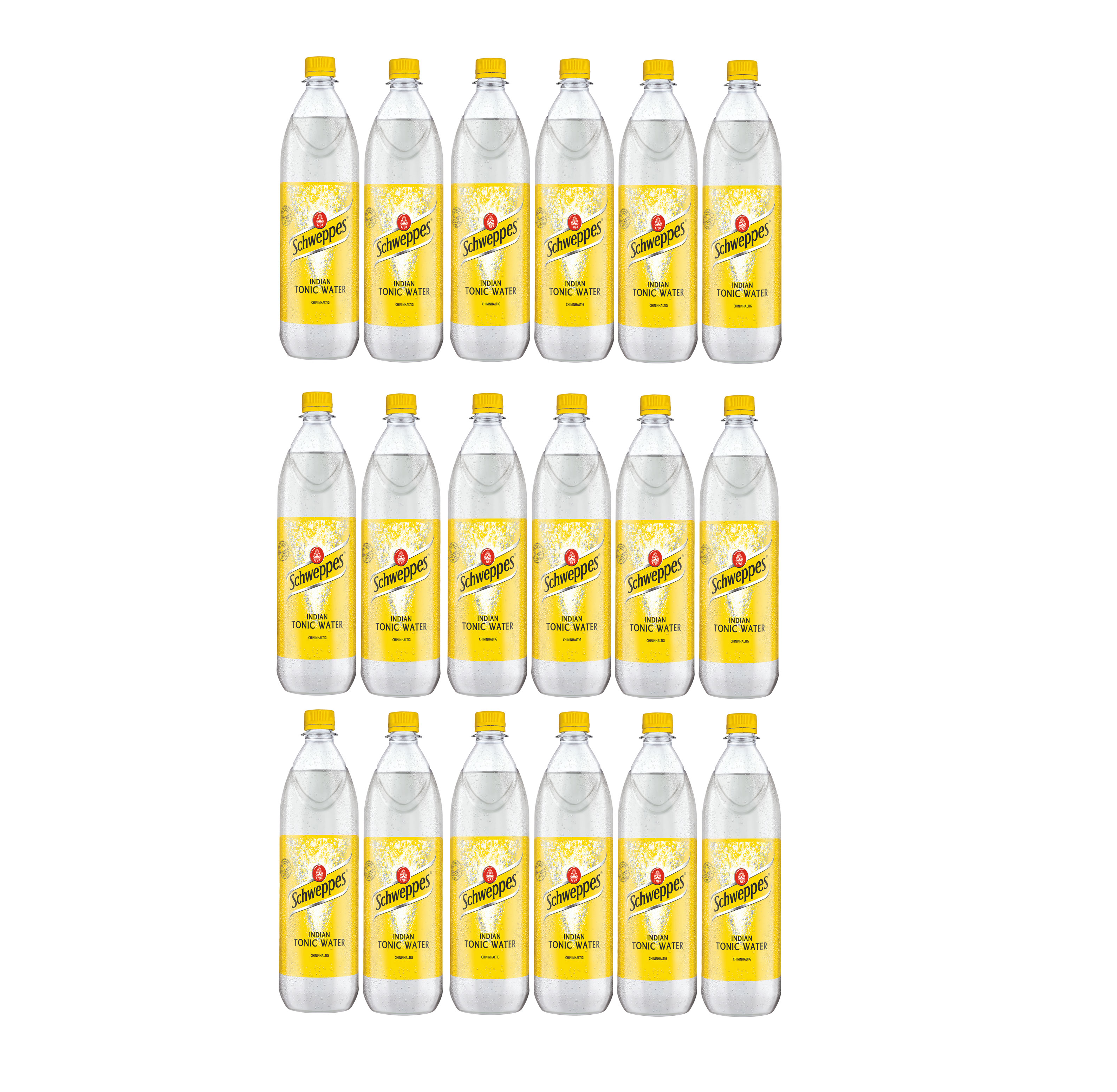 Schweppes Indian Tonic Water 18er Set 18x 1L inkl. Pfand MEHRWEG
