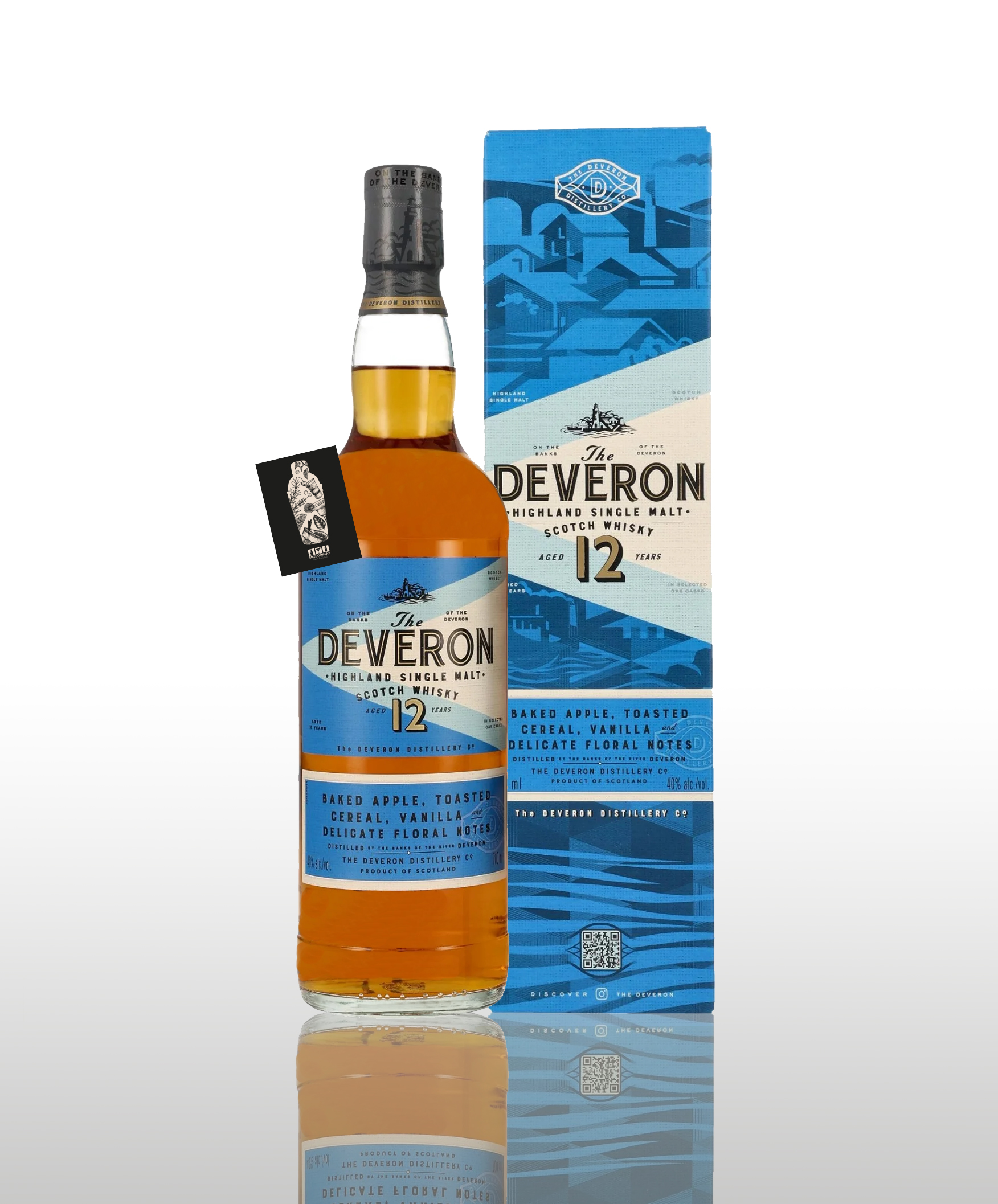 The Deveron 12 Jahre Highland Single Malt Sotch Whisky 0,7L (40% vol.)- [Enthält Sulfite]