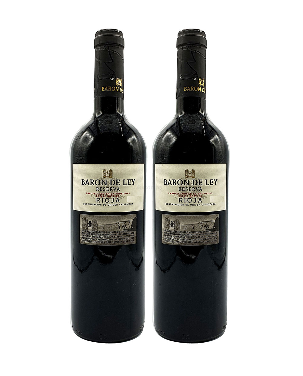 Baron de Ley Rotwein - 2er Set - 2x 0,75L (14% Vol) - Reserva Rioja - Spanien- [Enthält Sulfite]