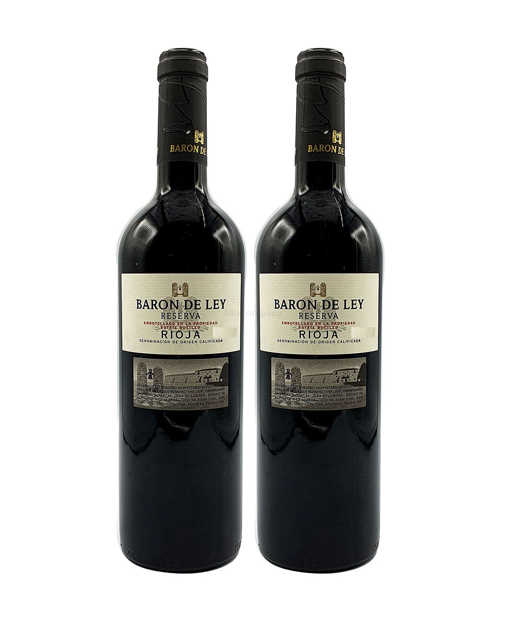 Baron de Ley Rotwein - 2er Set - 2x 0,75L (14% Vol) - Reserva Rioja - Spanien- [Enthält Sulfite]