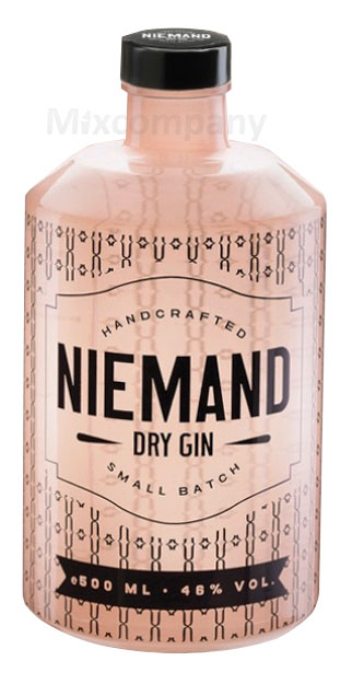 Niemand Handcrafted Dry Gin 0,5l 500ml (46% Vol) Gin Tonic Ginliebhaber- [Enthält Sulfite]