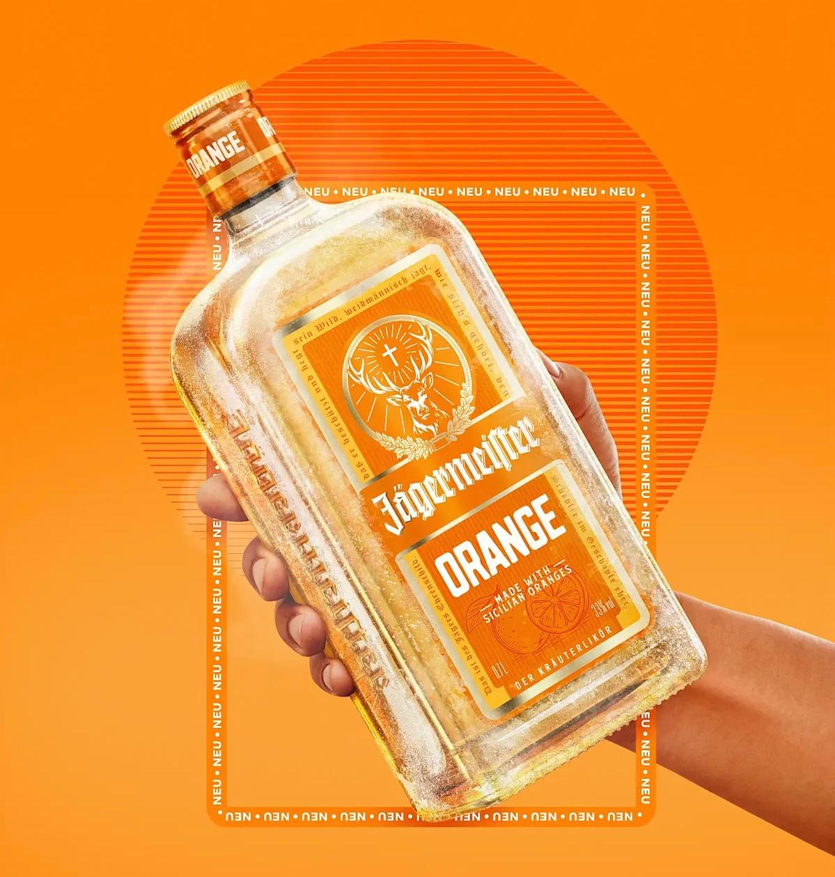 Jägermeister Orange 0,7L – Fruchtiger Kräuterlikör mit sizilianischer Orange (33% Vol.)- [Enthält Sulfite]