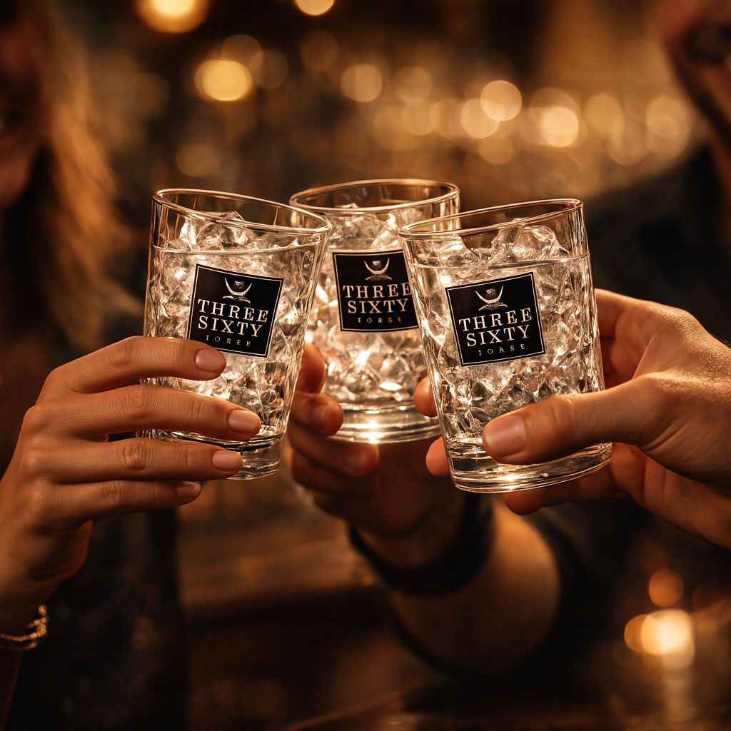 Three Sixty Tumbler Gläser Set – 6x Trinkgläser 0,2 l | Zeitloses Design für Bar & Alltag