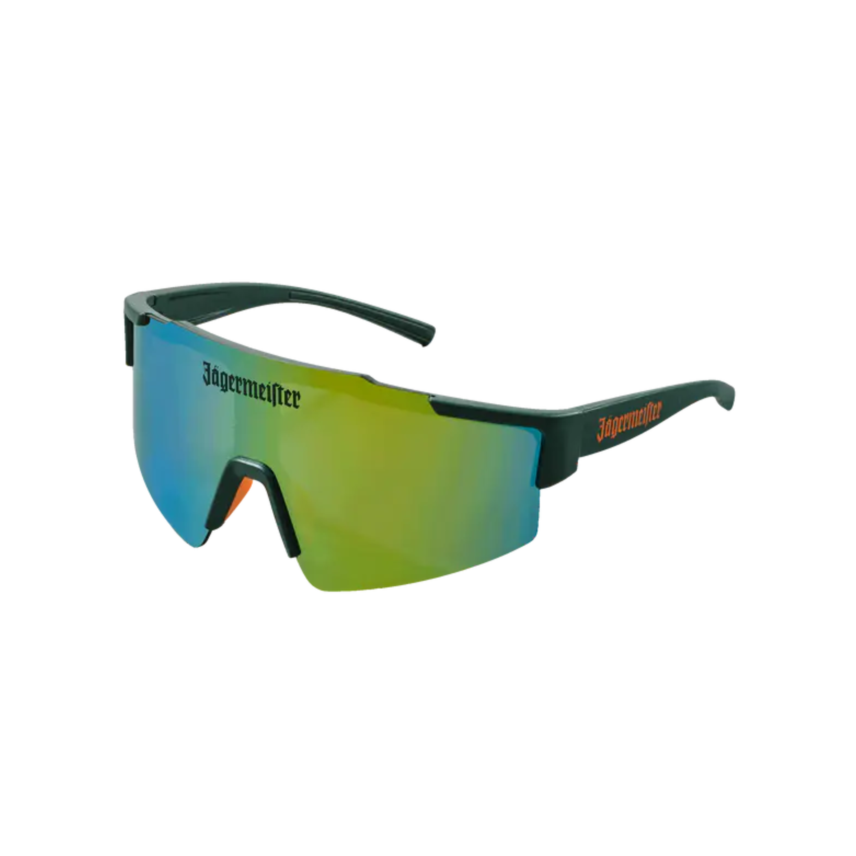 Jägermeister Sonnenbrille Spiegelglas Schnelle Brille für Festival und Party 