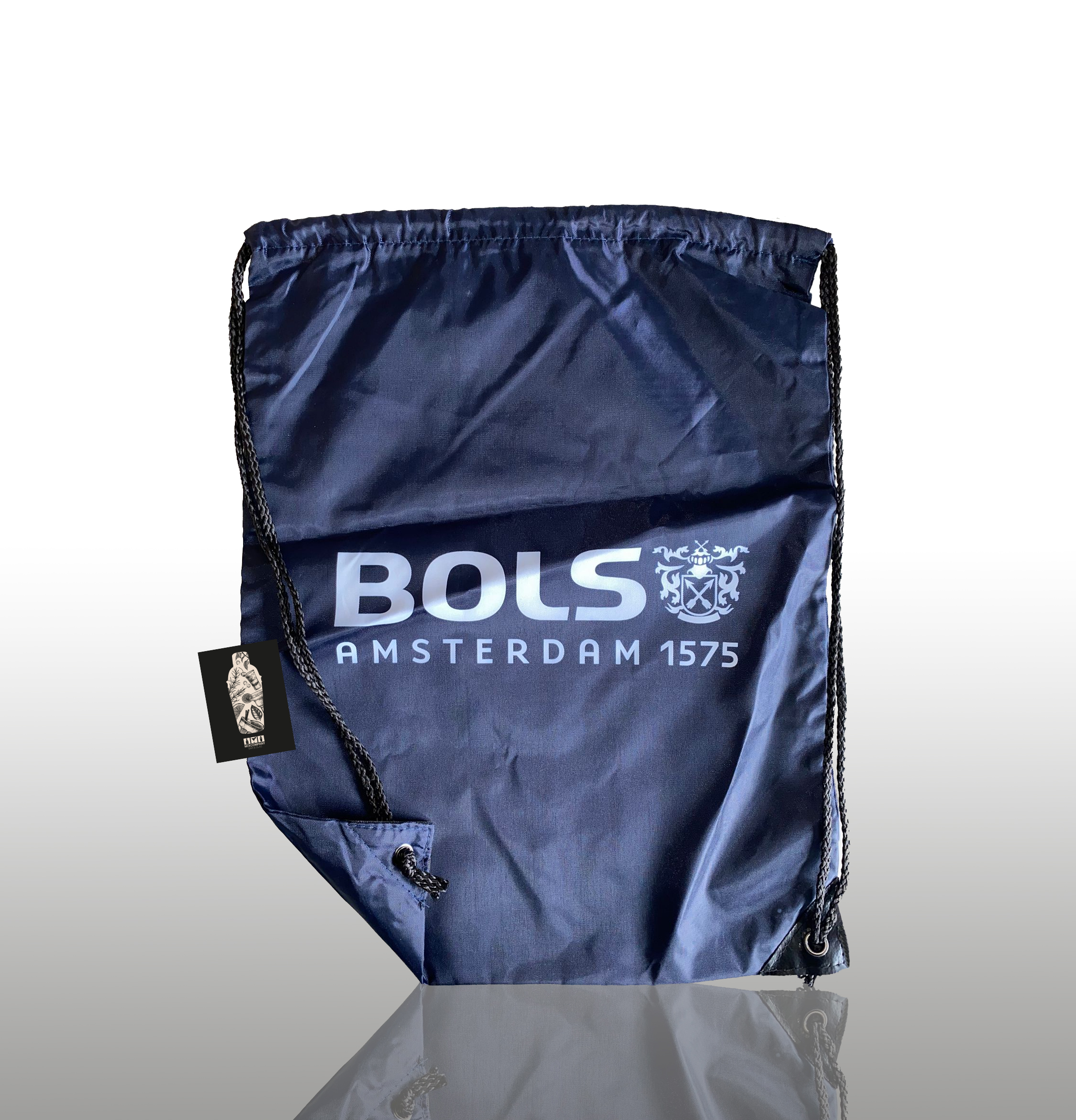 Bols 10er-Set Amsterdam Rucksack Tasche Sporttasche Bag Tasche Rucksack Turnbeutel Beutel Sportbag dunkel blau 