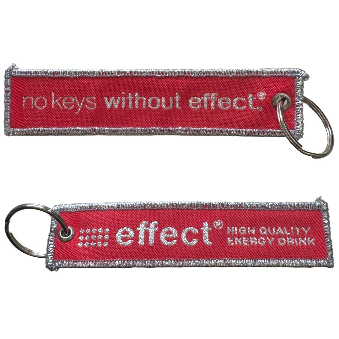  5x effect® Schlüsselanhänger – „No Keys without effect®“ Energie effect drink