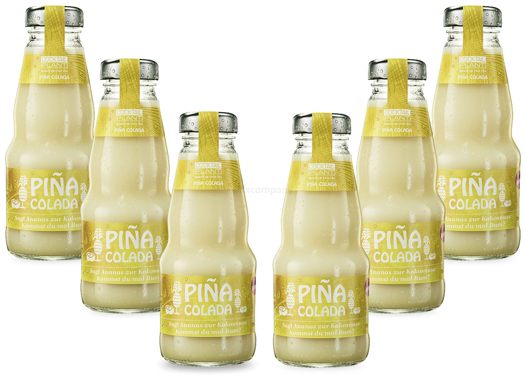 Cocktail Plant Pina Colada (10,1% Vol) 6x 0,2l = 1,2l - inkl. Pfand MEHRWEG- [Enthält Sulfite]