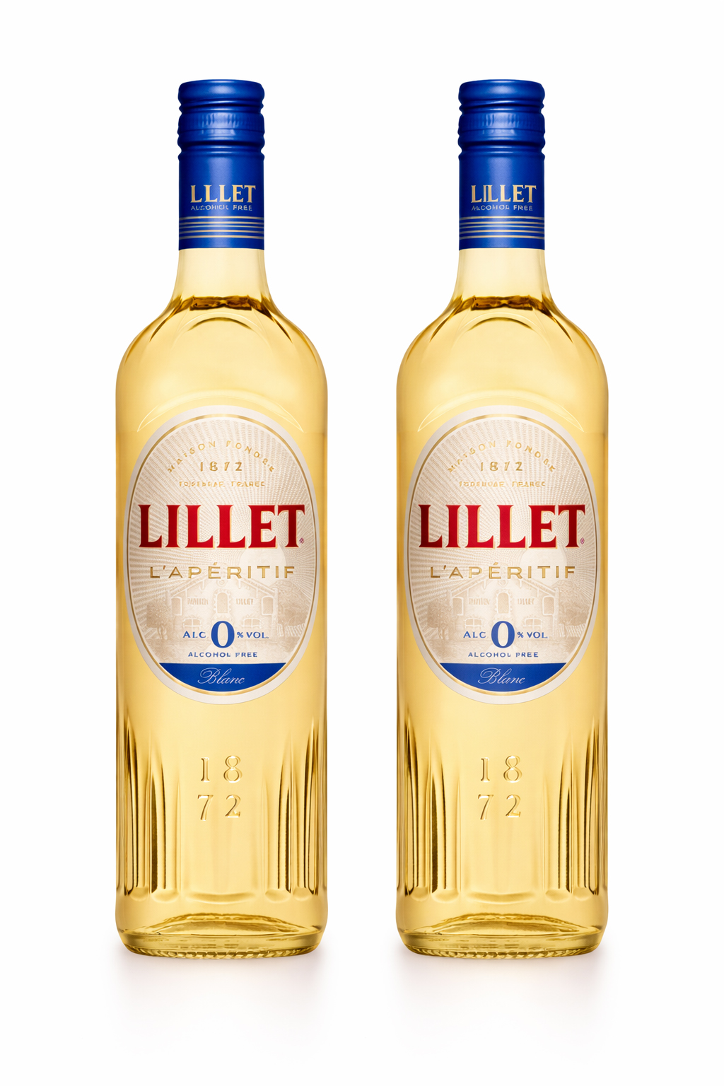 Lillet Blanc Alcohol Free 2er Set 2x 0,75L – alkoholfreier Aperitif auf Weinbasis 