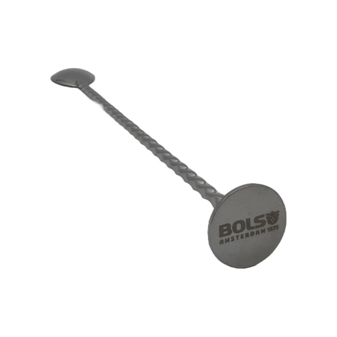 Bols Barlöffel Silber – 28 cm Rührlöffel aus Edelstahl für Cocktails & Longdrinks 