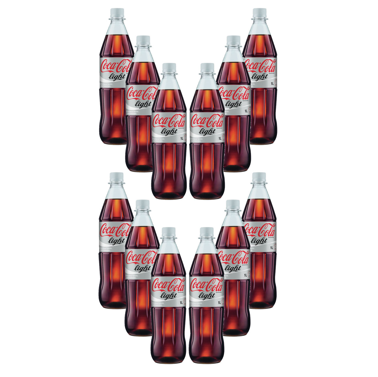 Coca Cola light 12er Set Cola light 12x 1L inkl. Pfand MEHRWEG