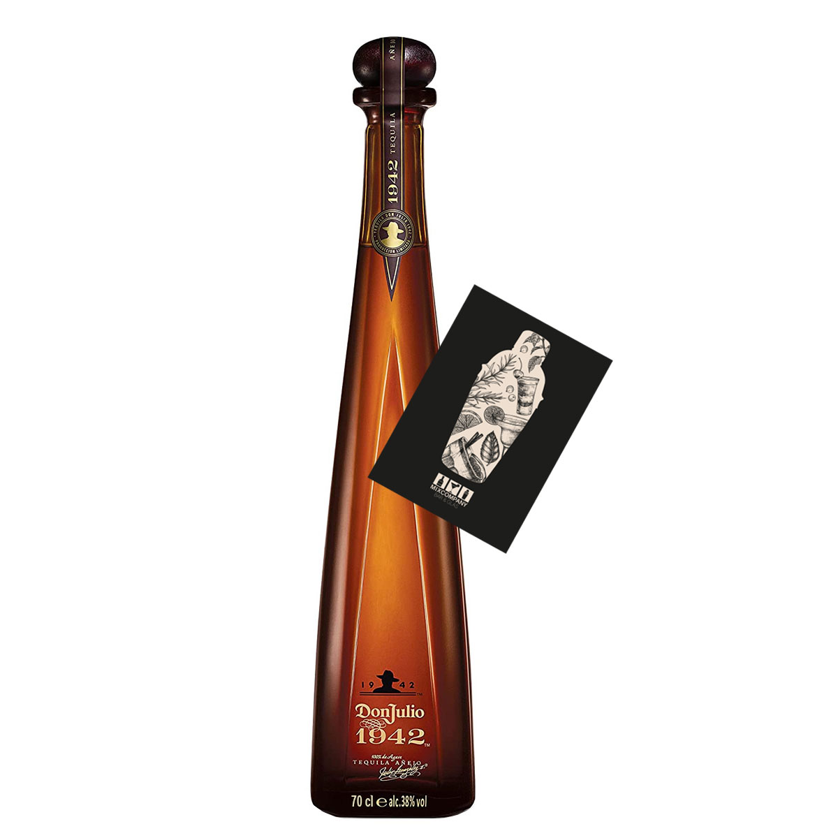 Don Julio 1942 Tequila 0,7L (38% Vol) Tequila Anejo in Geschenkverpackung- [Enthält Sulfite]