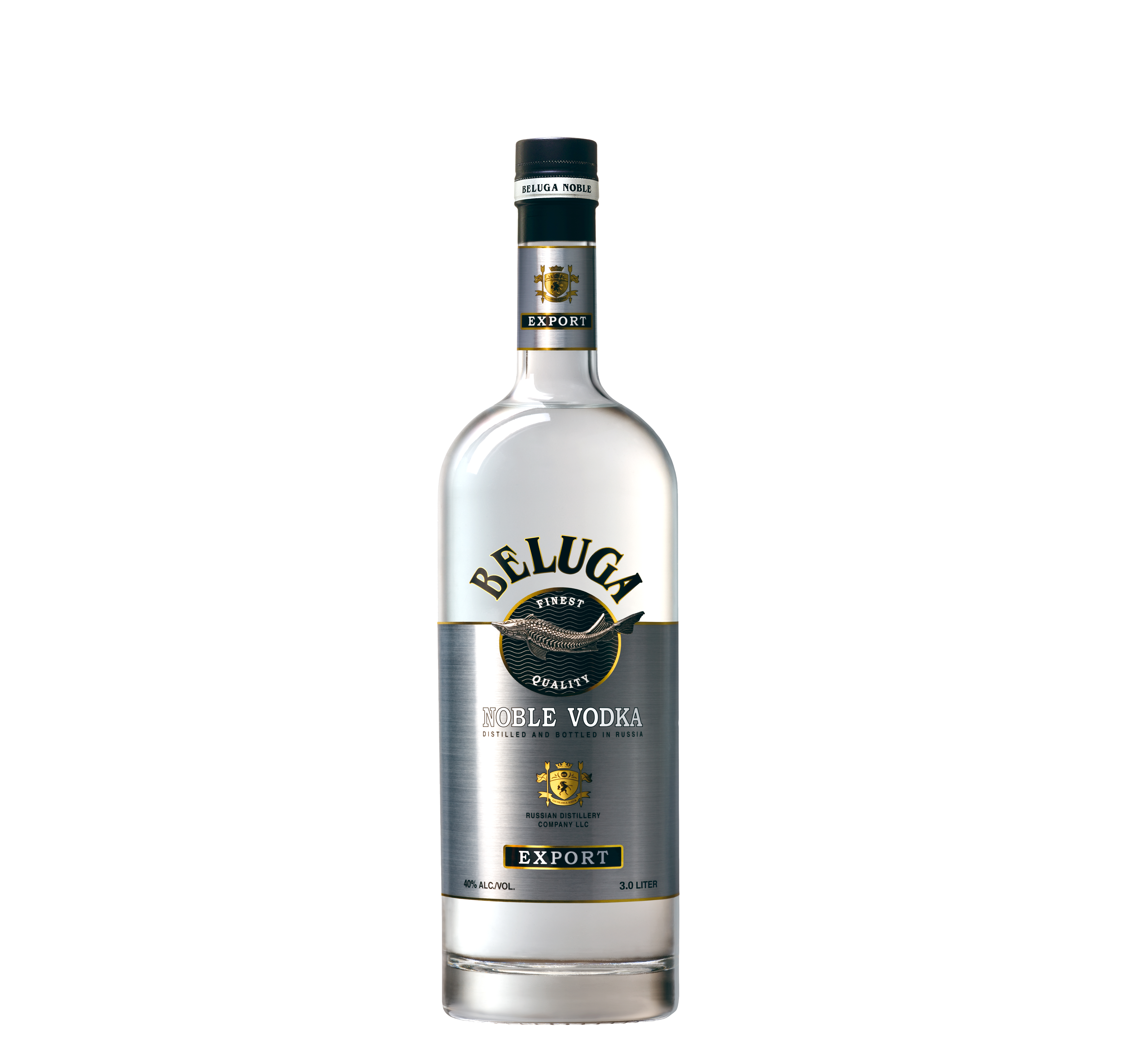 Beluga Magnum Noble Russian Vodka 3L (40% Vol) 3000ml Flasche- [Enthält Sulfite]