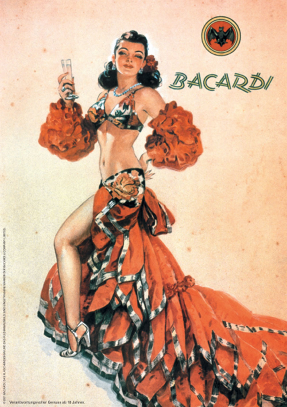 Cuba Libre Set - Bacardi Carta Negra Rum 0,7l 700ml (40% Vol) + 4x Coca Cola 0,2L - Inkl. Pfand MEHRWEG