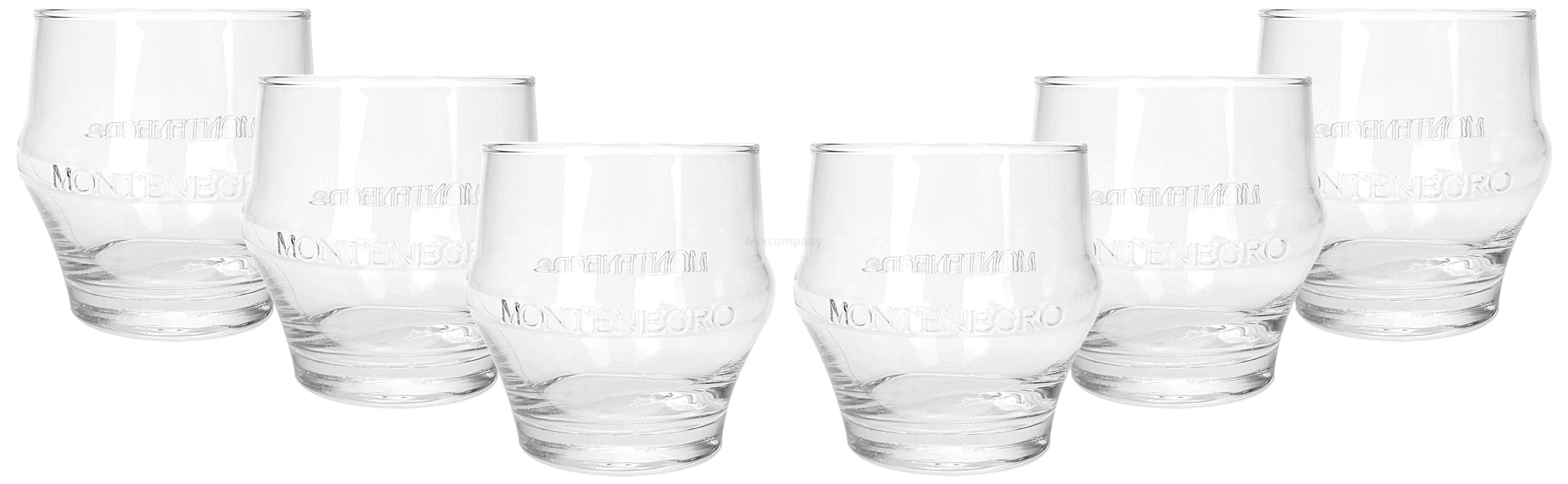 Montenegro Tumbler Glas Gläser Set - 6x Tumbler Gläser