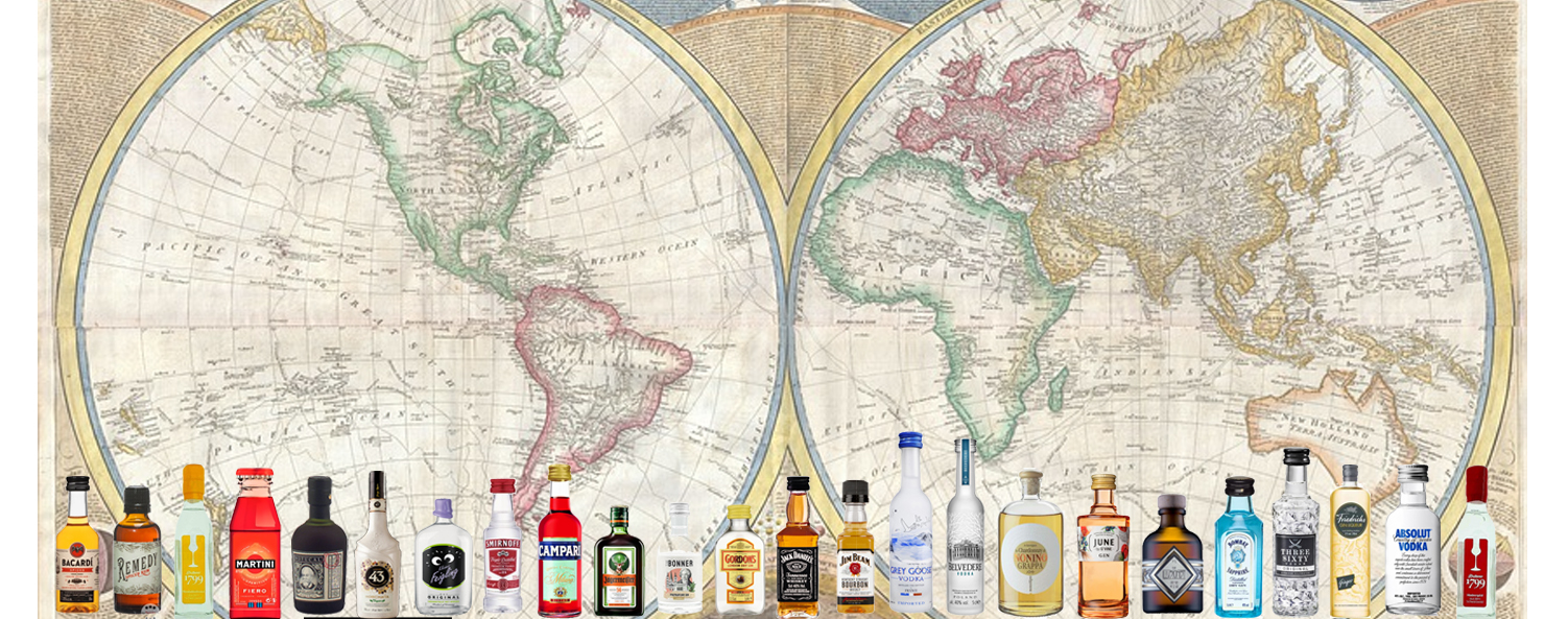 Spirituosen Adventskalender Tastingset / Probierset  - 24x verschiedene originale Mini Spirituosen im Kalender Probierset - Belvedere, Jack Daniels, Bombay und viele mehr 