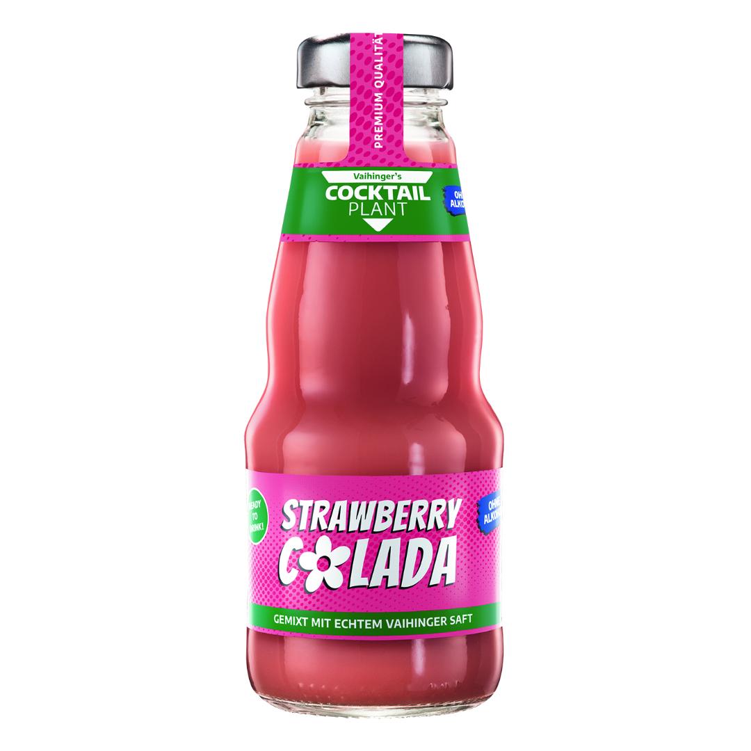 Cocktail Plant Strawberry Colada Alkoholfrei 0,2l - inkl. Pfand MEHRWEG