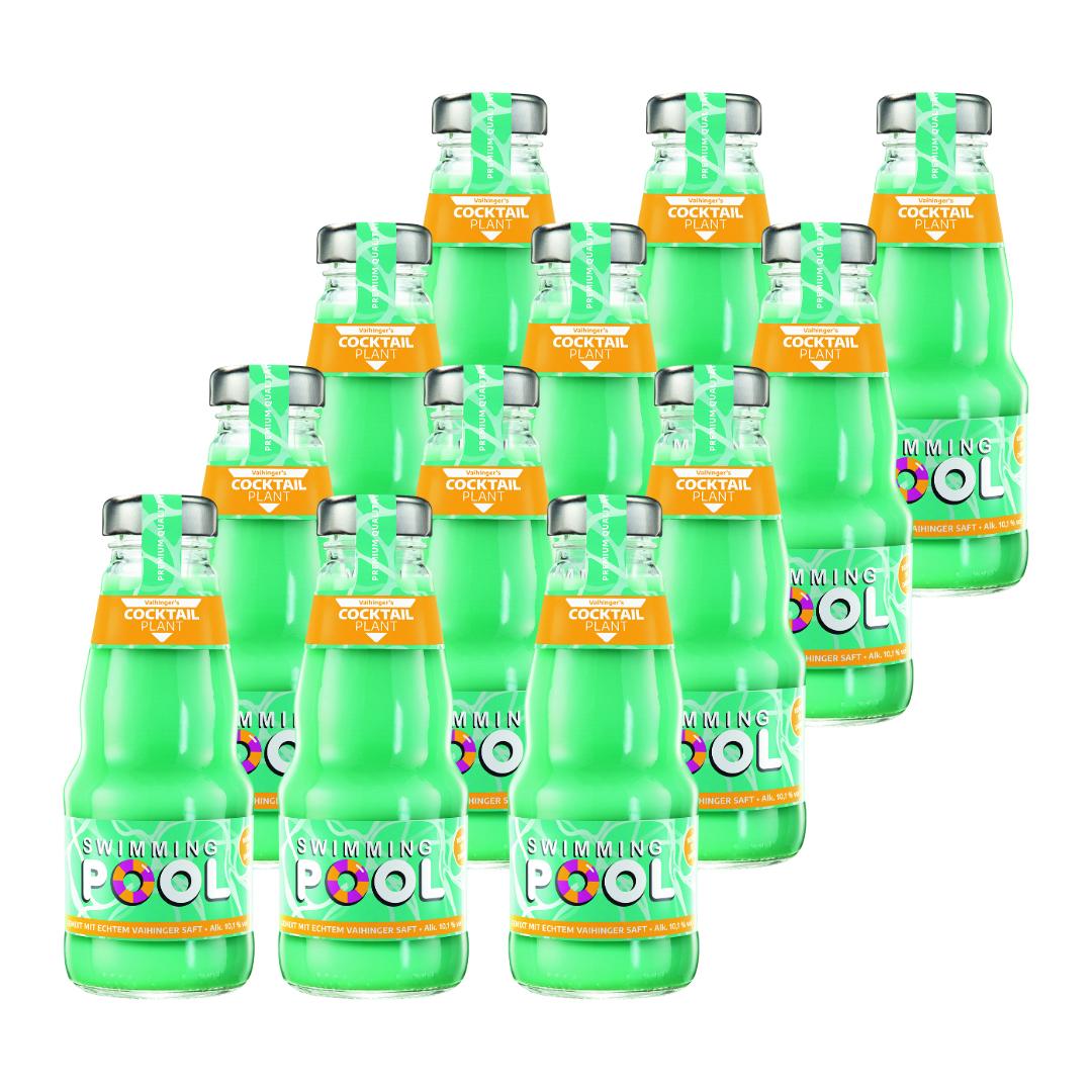 Cocktail Plant Swimming Pool (10,1% Vol) 12x 0,2l = 2,4l - inkl. Pfand  MEHRWEG - [Enthlt Sulfite] | 8473