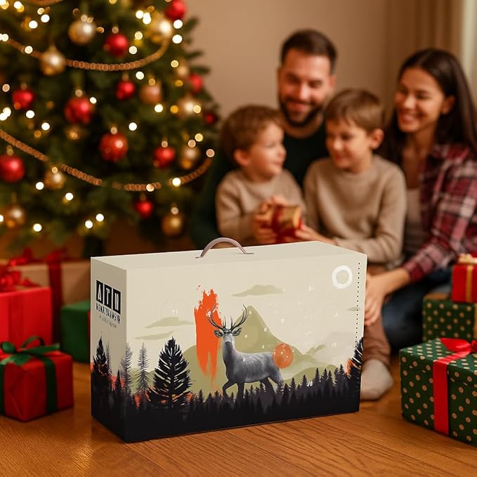 XXL Überraschungs-Adventskalender – 24 hochwertige Produkte & Zubehör | Limitierte Geschenkbox für Genießer & Entdecker | Spirituosen & Accessoires [Enthält Sulfite]