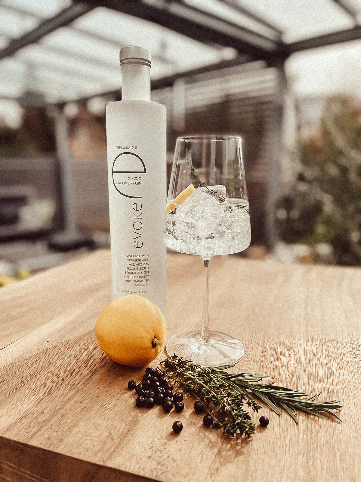 Evoke Geschenkset London Dry Gin 0,7L (40% Vol) + 2x Schweppes Wild Berry 1L inkl. Pfand MEHRWEG - [Enthält Sulfite]