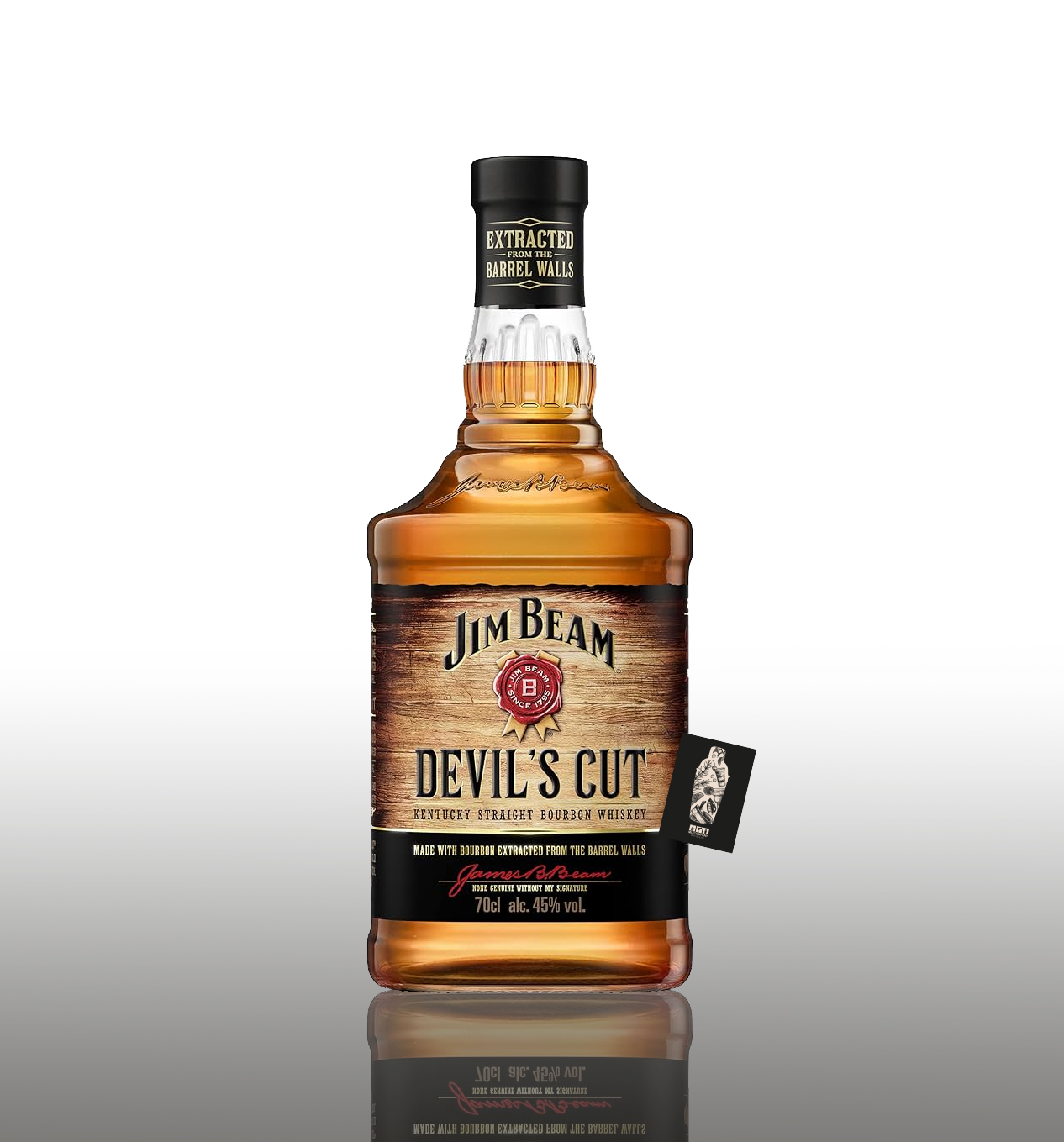 Jim Beam Devil's Cut 0,7l (45% vol.) Kentucky Straight Bourbon Whiskey - [Enthält Sulfite]