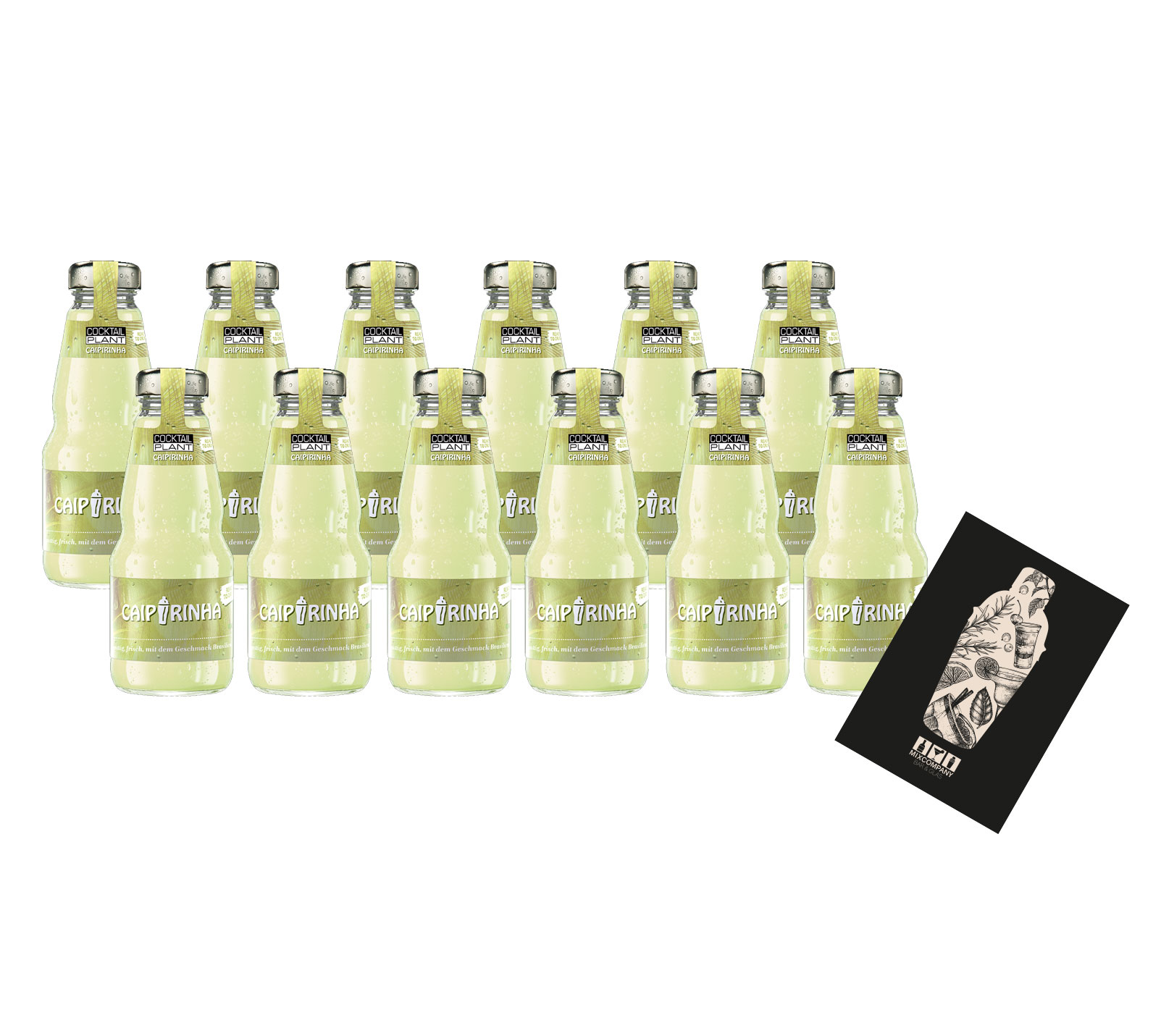 Cocktail Plant 12er Set Caipirinha 0,2L (10,1% Vol) special edition 12x0,2l - inkl. Pfand MEHRWEG - [Enthält Sulfite]