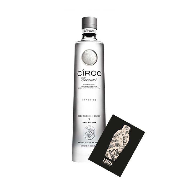 Ciroc Vodka Coconut 0,7L (37,5% Vol) von P Diddy / Sean Combs Kokosnuss - [Enthält Sulfite]