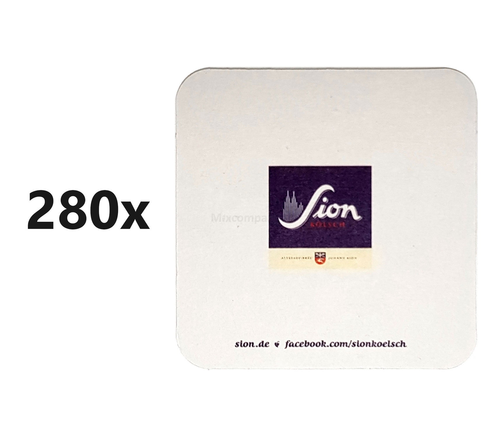 Sion Kölsch Bierdeckel / Untersetzer - 280 Stück