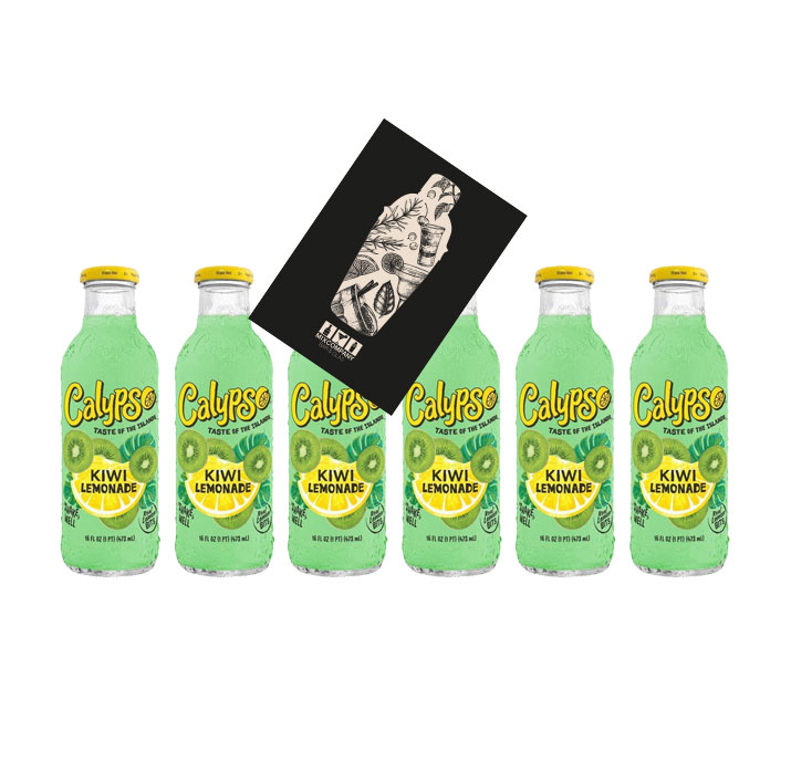 Calypso Kiwi Lemonade 6x 473ml inkl. Pfand EINWEG Kiwi Zitronen Limonade