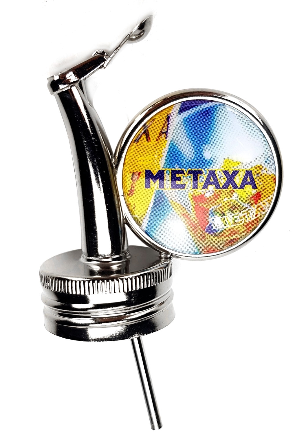 Metaxa Ausgießer Flaschenausgießer Dosierer aus Metall