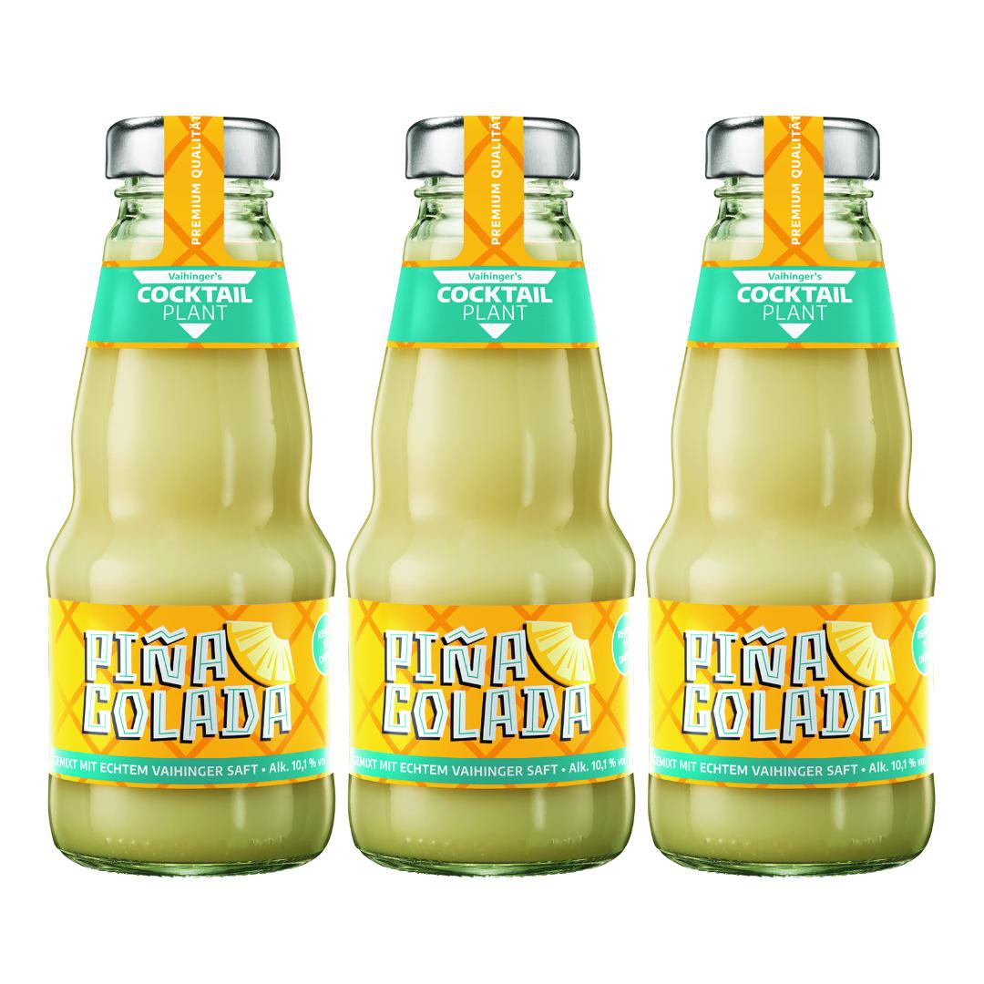 Cocktail Plant Pina Colada (10,1% Vol) 3x 0,2l = 0,6l - inkl. Pfand MEHRWEG- [Enthält Sulfite]