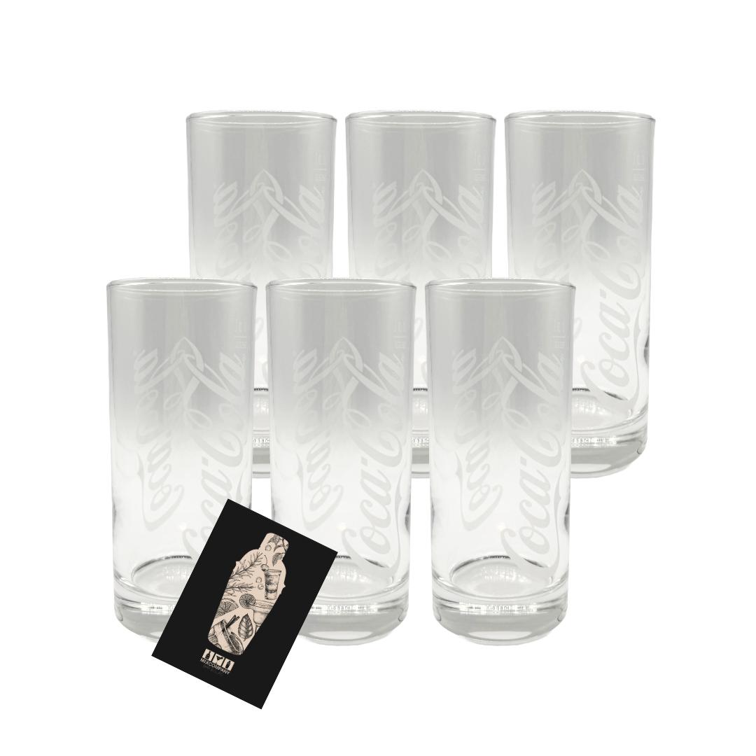 Coca-Cola Longdrink Gläser 6er-Set - 0,2L geeicht