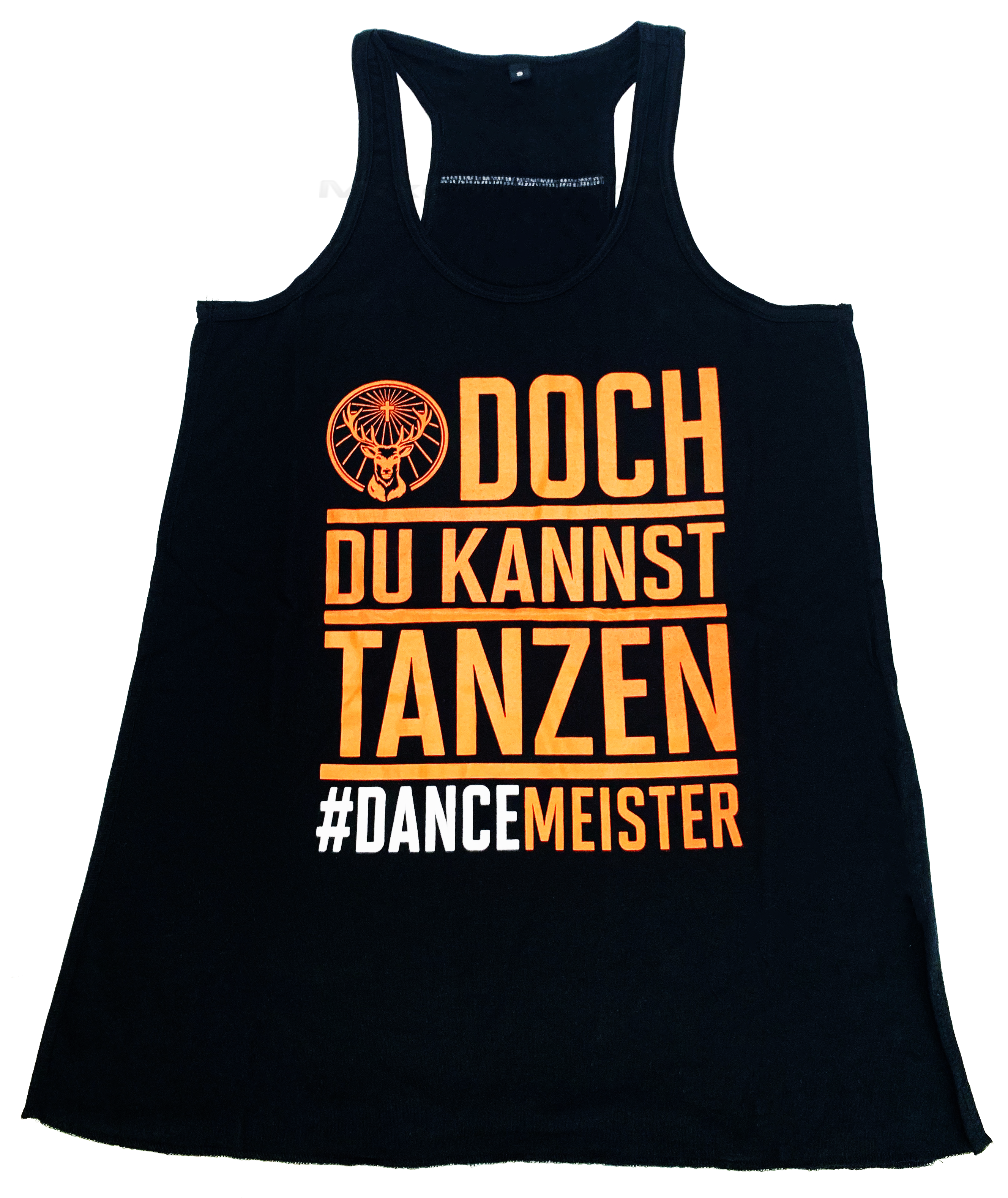 Jägermeister Tank-Top Frau T-Shirt schwarz - Größe M (Material Baumwolle/Visikose)