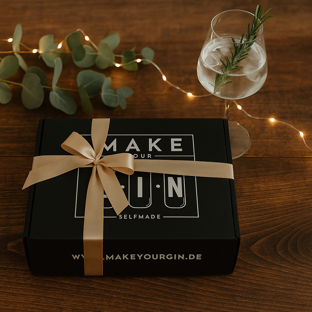 Make Your Gin – Premium DIY Gin Set mit 12 Botanicals, Safran & Kaffeebohnen | Gin zum Selbermachen mit Anleitung & Rezepten | Geschenkidee für Gin-Liebhaber