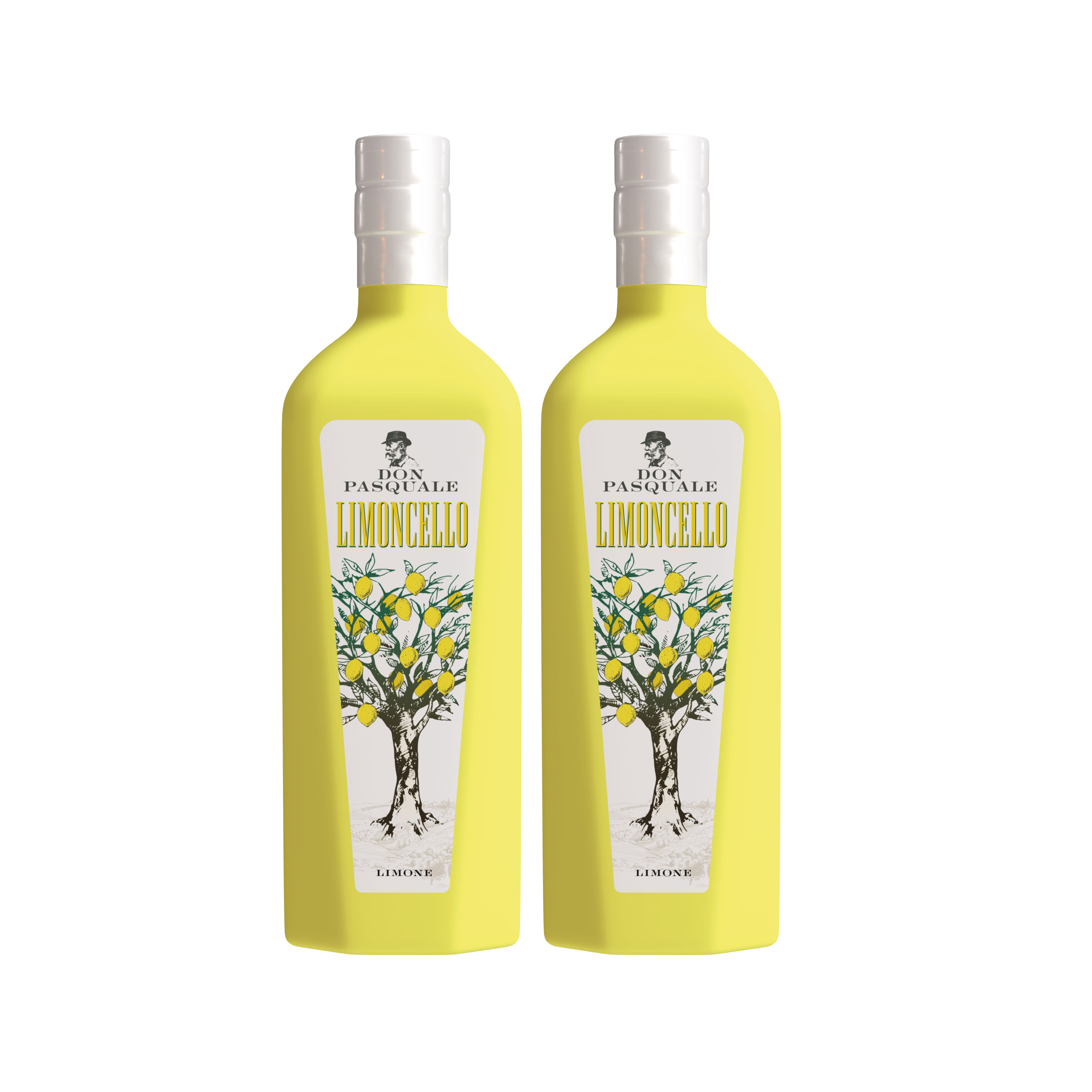 Don Pasquale 2er Set Limoncello 2x 0,7L (30% Vol) Likör- [Enthält Sulfite]