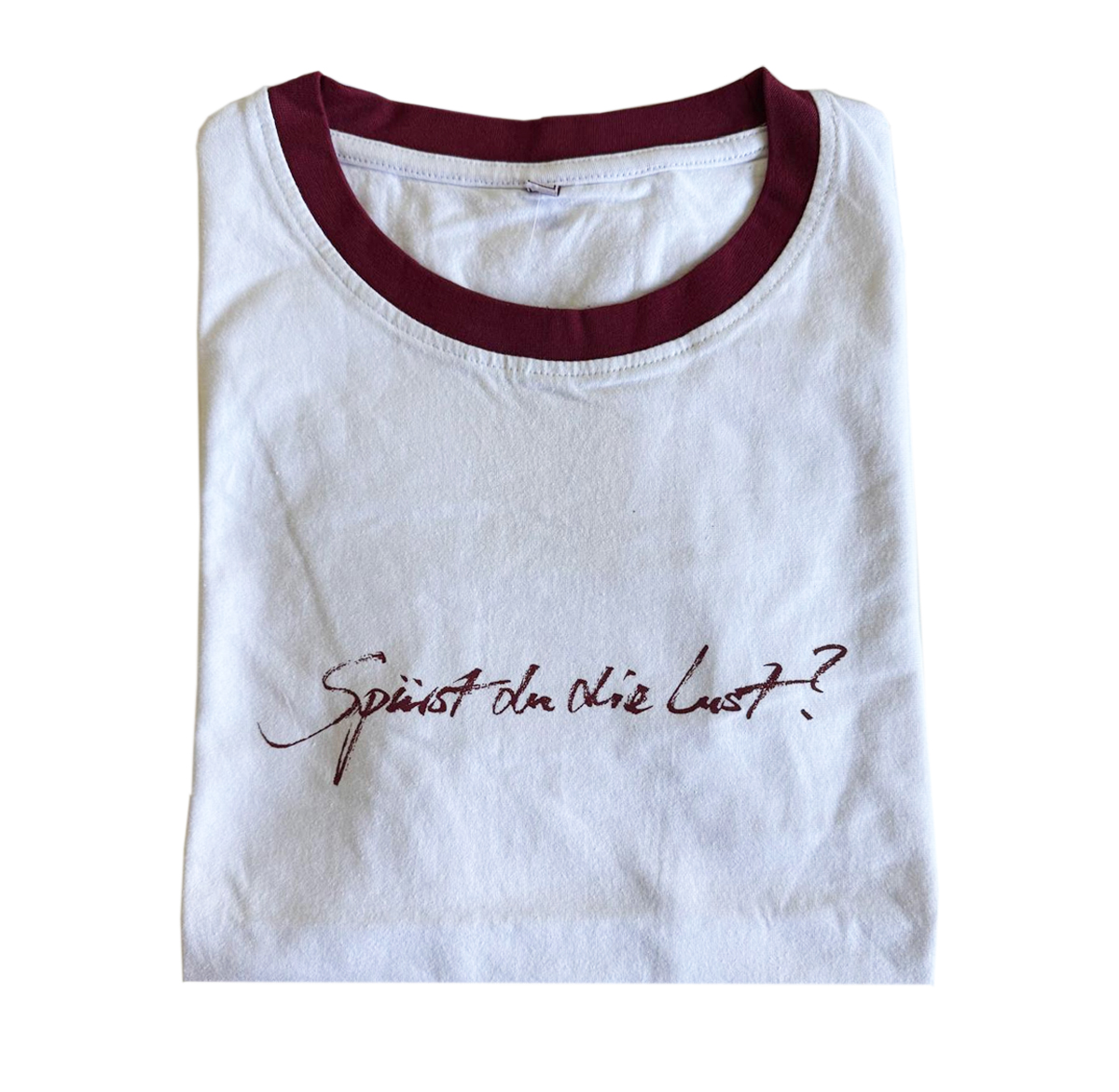 Bitburger Passion T-Shirt ´Spürst du die Lust-` Größe: L Farbe: Weiß/Rot Material: 95% Baumwolle / 5% Elastan