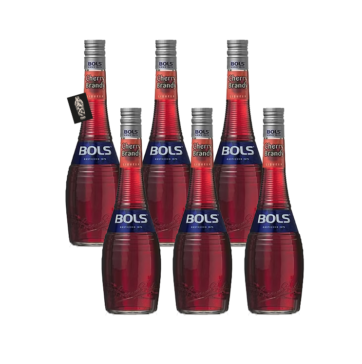 Bols Amsterdam 6er-Set Cherry Brandy 6x0,7L (24% vol.)- [Enthält Sulfite]