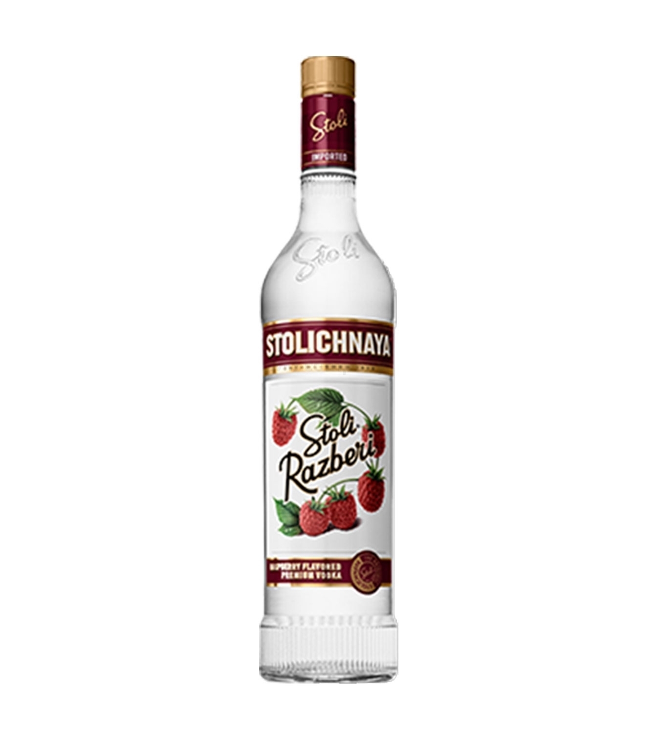Stolichnaya Stoli Razberi Flavored Premium Vodka 0,7l 700ml (37,5% Vol) -[Enthält Sulfite]