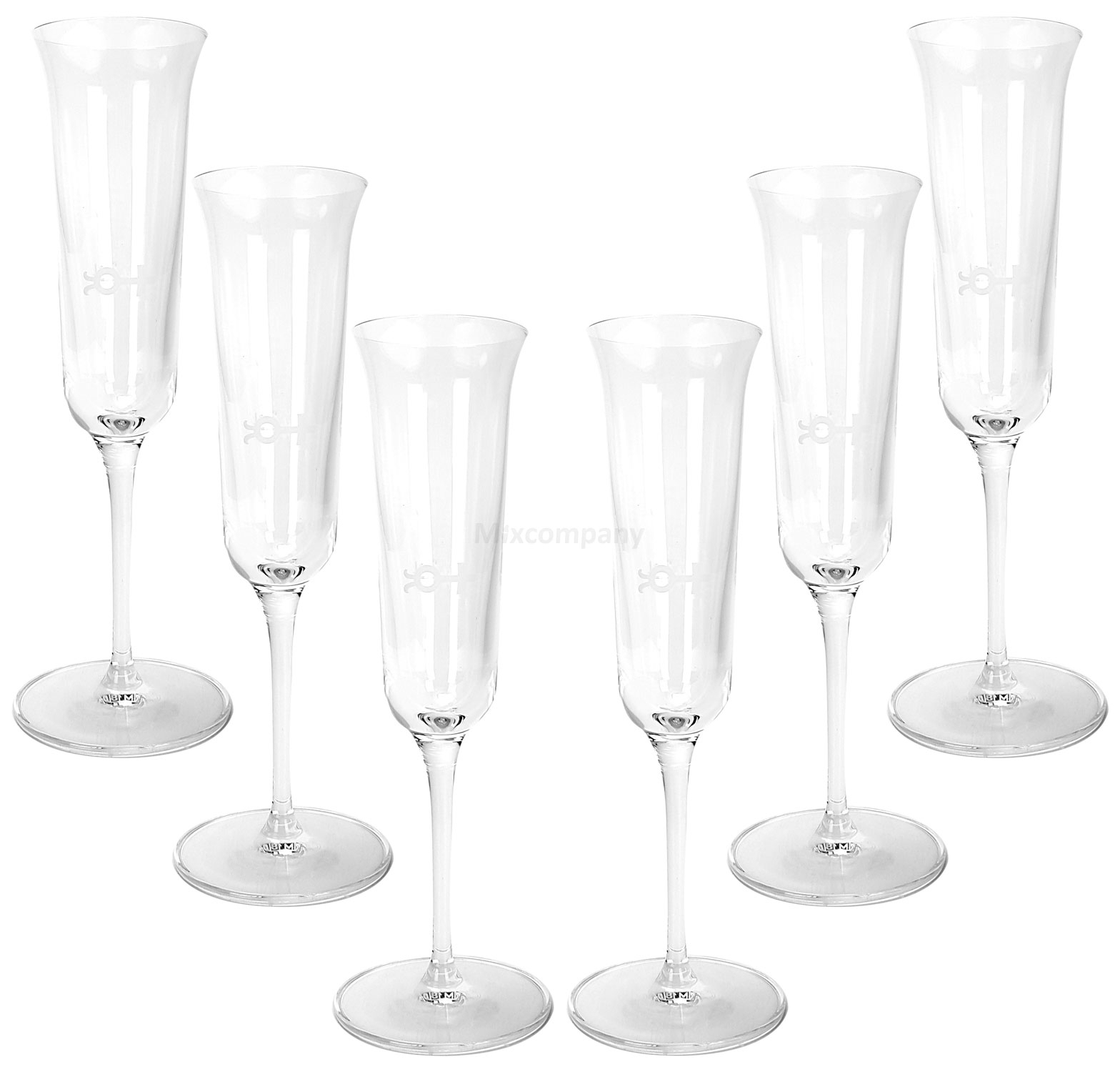 Nonino Grappa Longdrink Glas Gläser Set - Nur 5x Gläser 2cl geeicht