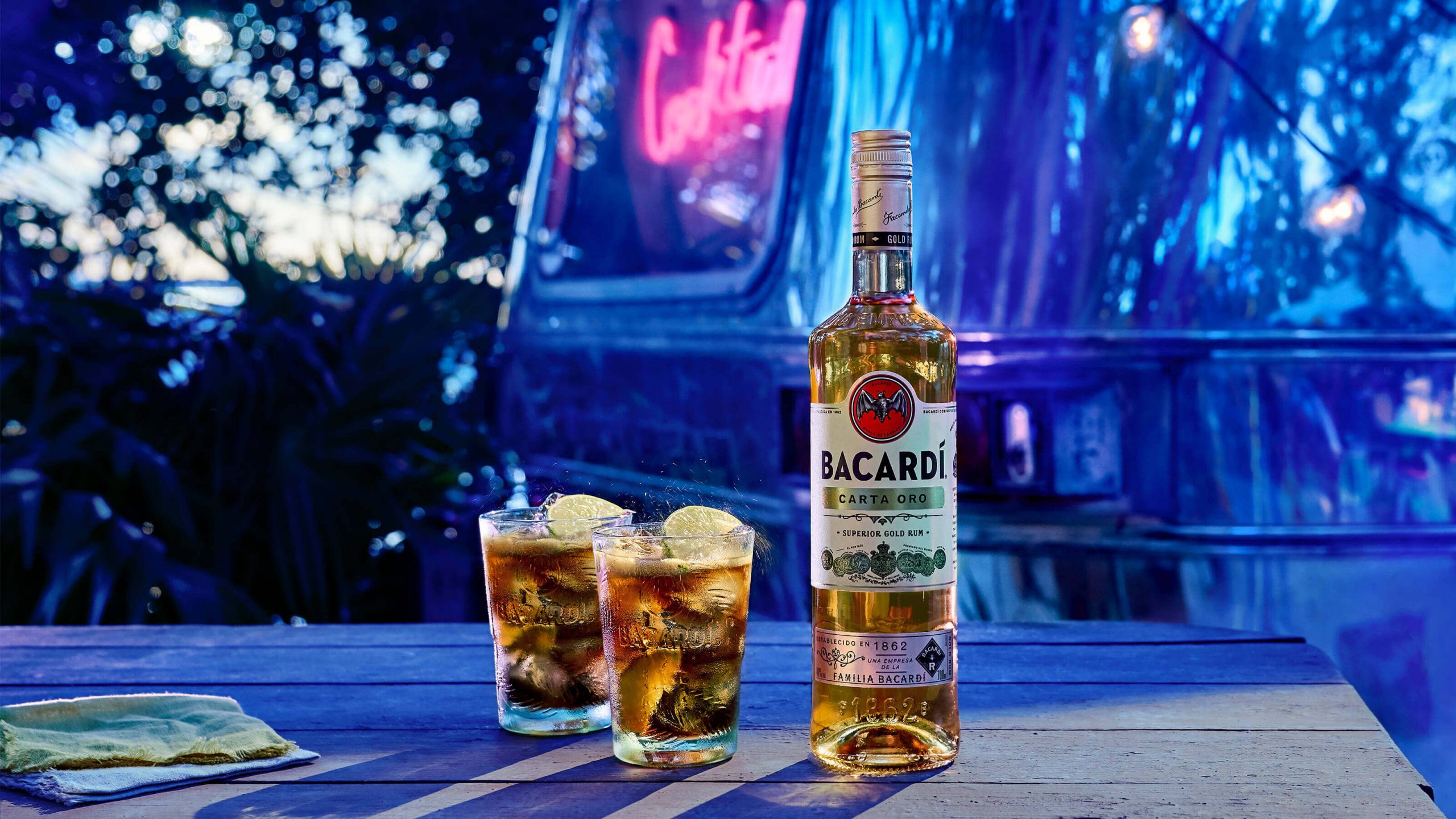 Bacardi 6er Set Carta Oro Rum 6x 0,7L (37,5% Vol) Superior Gold Rum - [Enthält Sulfite]
