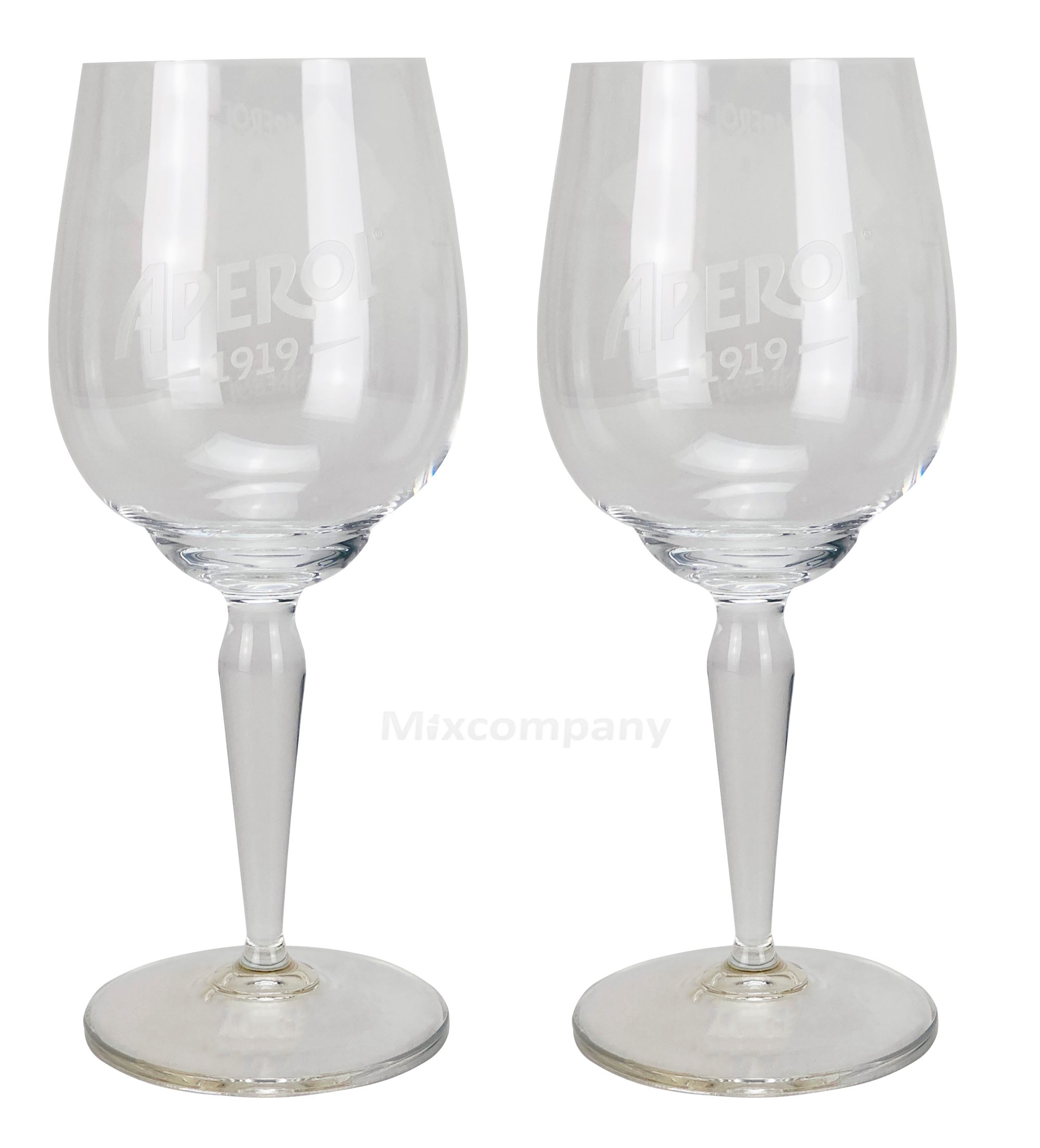 Aperol Acryl Glas - Gläser Set neu - 2x Weingläser aus Kunststoff - Bruchfest