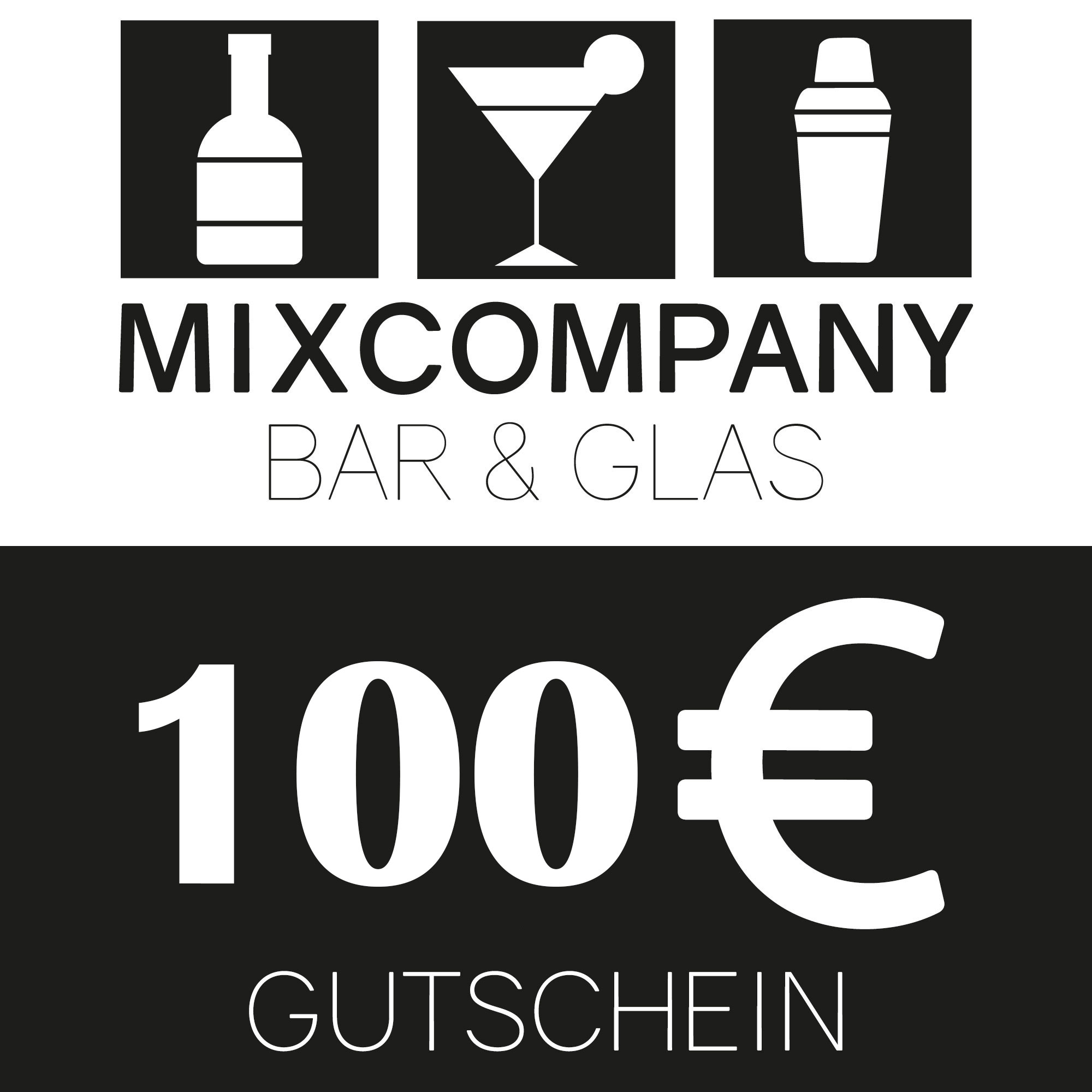 Mixcompany Geschenkgutschein Gutschein 100-