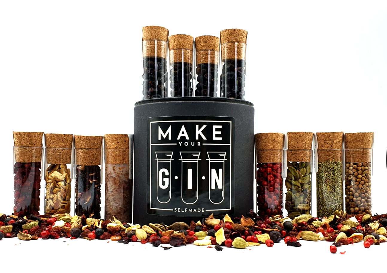 Make your Gin Box Nachfüllset 12 Gin Botanicals Natürliche Gin-Tonic Gewürze