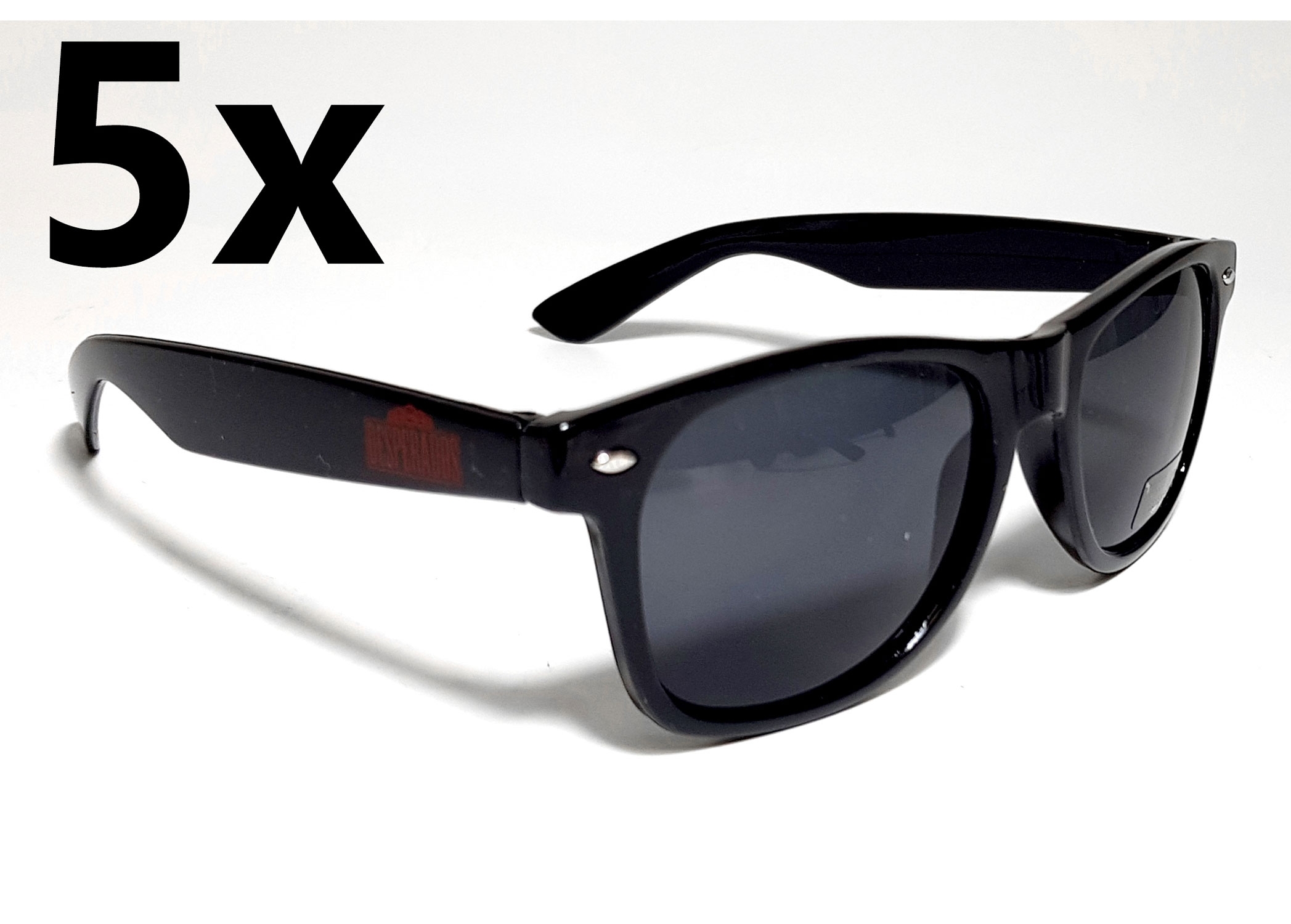 Desperados Sonnenbrille Nerd Brille UV 400 Schutz - 5er Set