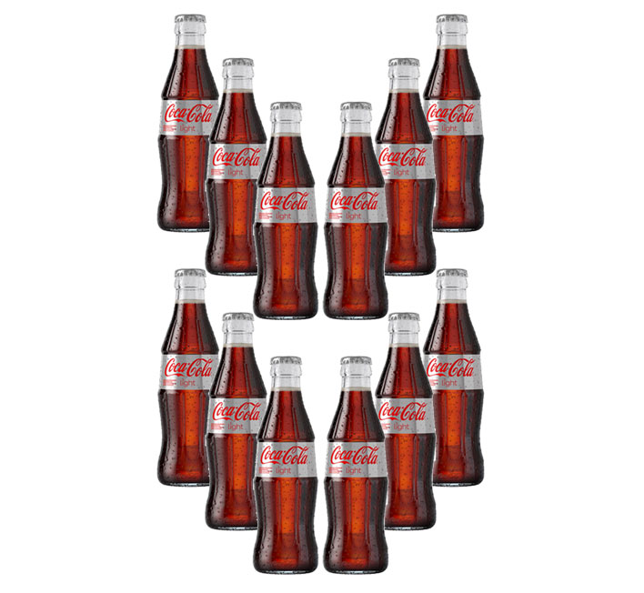 Coca Cola light 12er Set Cola light 12x 0,2L inkl. Pfand MEHRWEG