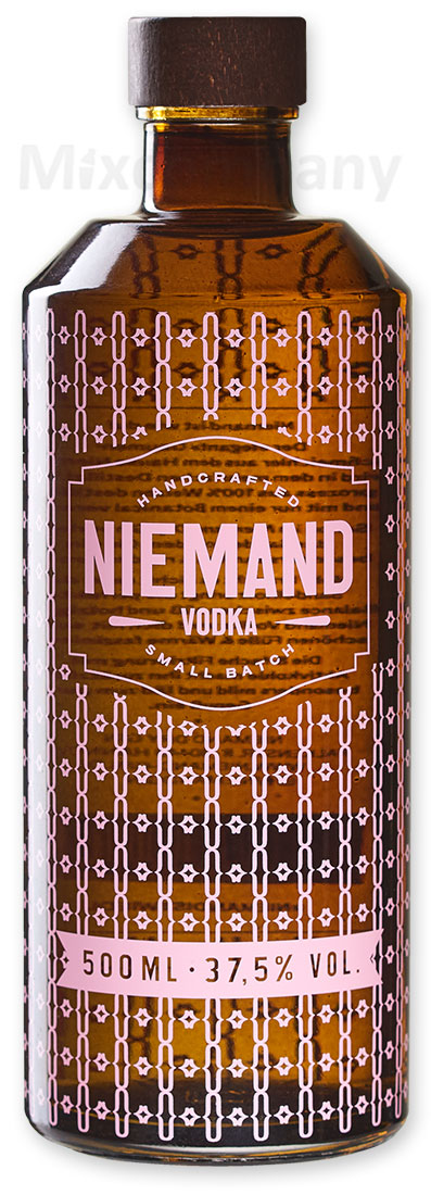 Niemand Vodka Small Batch Handcrafted Wodka 0,5l 500ml (37,5% Vol) - [Enthält Sulfite]